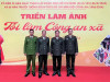 Đại tá Nguyễn Thanh Tràng, Phó Giám đốc Công an tỉnh (đứng thứ hai từ phải sang) cùng lãnh đạo, cán bộ