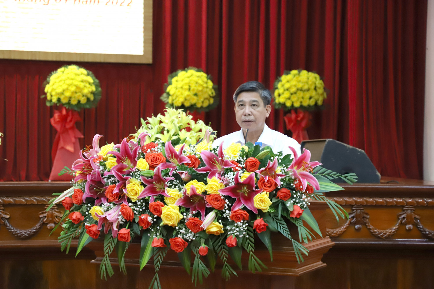 Đồng chí Đồng Văn Thanh, Phó Bí thư Tỉnh ủy, Chủ tịch UBND tỉnh phát biểu chỉ đạo Hội nghị