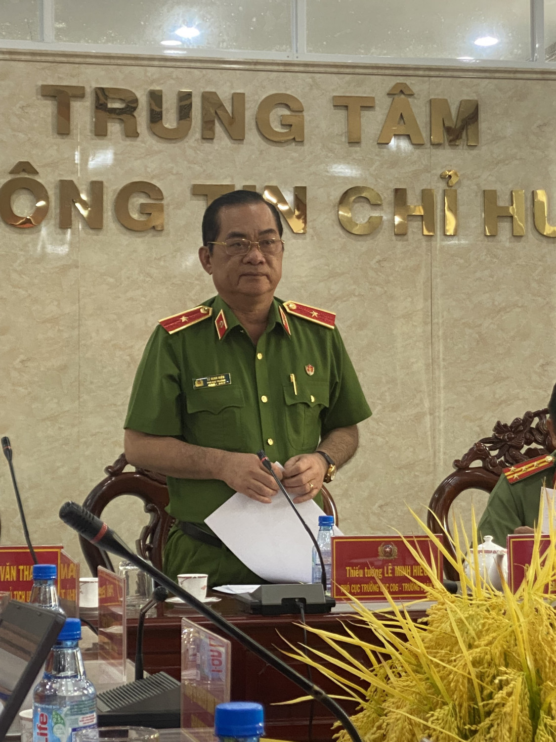 Đồng chí Lê Minh Hiếu, Phó Cục trưởng Cục Cảnh sát quản lý hành chính về trật tự xã hội, Bộ Công an phát biểu kết luận